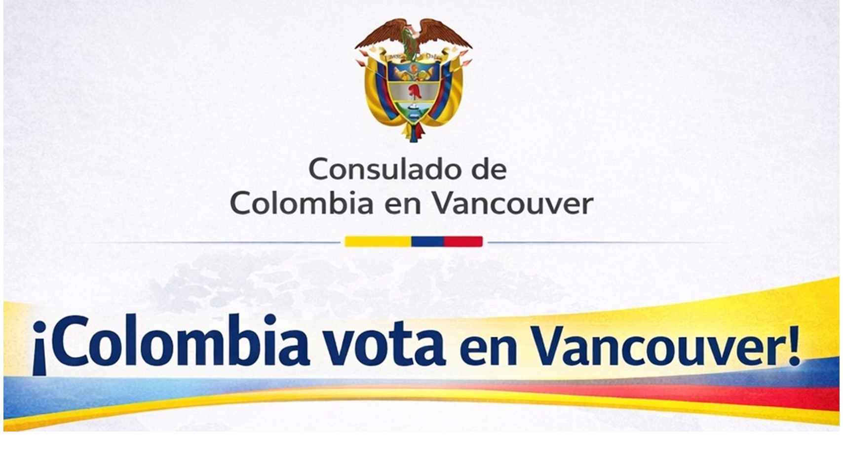 Calendario electoral 2026 en el Consulado de Colombia en Vancouver
