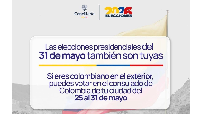 El Consulado de Colombia en Vancouver invita a participar en las elecciones presidenciales 2026